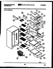 05 - Shelves And Supports parts for Frigidaire Refrigerator RS227MCH0 from AppliancePartsPros.com