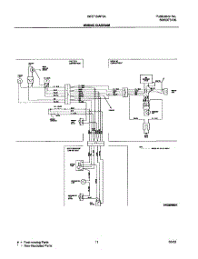 11 - Wiring Diagram parts for White Westinghouse Refrigerator WRT18MP5AQ7 from AppliancePartsPros.com