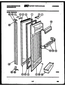 03 - Refrigerator Door Parts parts for Frigidaire Refrigerator RS249JCD2 from AppliancePartsPros.com