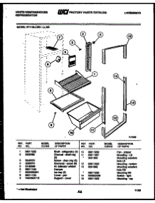 05 - Shelves And Supports parts for Frigidaire Refrigerator RT114LCD2 from AppliancePartsPros.com