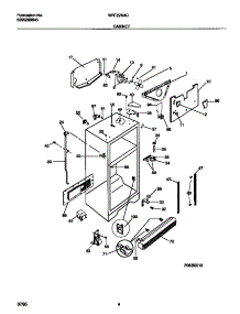 03 - Cabinet parts for Frigidaire Refrigerator WRT22NRCW0 from AppliancePartsPros.com