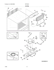 09 - System parts for White Westinghouse Refrigerator WRT8G3EW8 from AppliancePartsPros.com