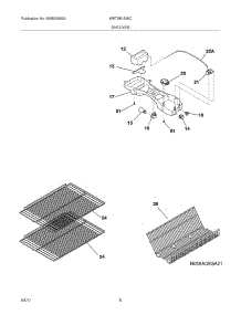 07 - Shelves parts for White Westinghouse Refrigerator WRT5B1EWC from AppliancePartsPros.com