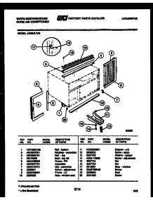 06 - Cabinet And Installation Parts parts for Frigidaire Air Conditioner AC064L7A2 from AppliancePartsPros.com
