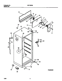 03 - Cabinet, Fan Assembly parts for Frigidaire Refrigerator WRT18FGBD1 from AppliancePartsPros.com