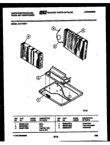 06 - Unit Parts parts for Frigidaire Air Conditioner AH117N2T1 from AppliancePartsPros.com