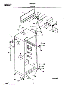 03 - Cabinet parts for Frigidaire Refrigerator WRT18CSHW1 from AppliancePartsPros.com