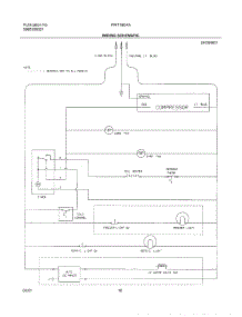 10 - Wiring Schematic parts for White Westinghouse Refrigerator WRT18G4AQ2 from AppliancePartsPros.com