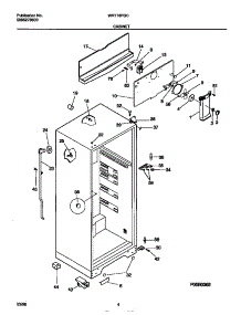 03 - Cabinet parts for Frigidaire Refrigerator WRT18FGCD2 from AppliancePartsPros.com