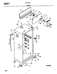 03 - Cabinet parts for Frigidaire Refrigerator WRT18FGEW0 from AppliancePartsPros.com