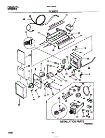 06 - Ice Maker parts for Frigidaire Refrigerator WRT18FGEW0 from AppliancePartsPros.com