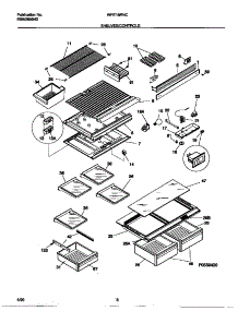 04 - Shelves / Control parts for Frigidaire Refrigerator WRT18RNCD0 from AppliancePartsPros.com