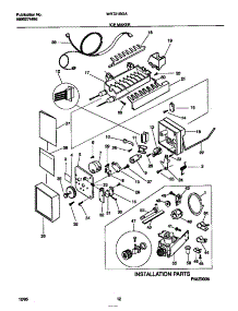 06 - Ice Maker parts for Frigidaire Refrigerator WRT21FGAD3 from AppliancePartsPros.com