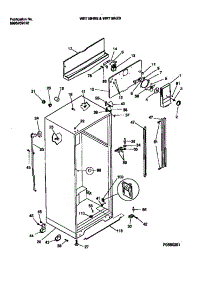03 - Cabinet W / Fan Assembly parts for Frigidaire Refrigerator WRT19NRBD2 from AppliancePartsPros.com