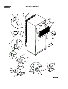 05 - Cooling System parts for Frigidaire Refrigerator WRT19NRBW2 from AppliancePartsPros.com