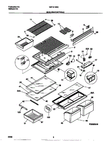 04 - Shelves / Controls parts for Frigidaire Refrigerator WRT21NRCD2 from AppliancePartsPros.com
