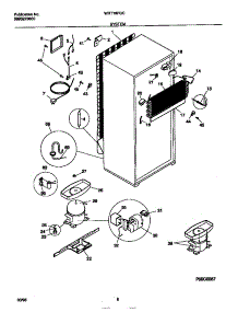 05 - System parts for Frigidaire Refrigerator WRT18FGCW2 from AppliancePartsPros.com
