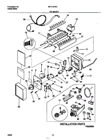 06 - Ice Maker parts for Frigidaire Refrigerator WRT18FGCW2 from AppliancePartsPros.com