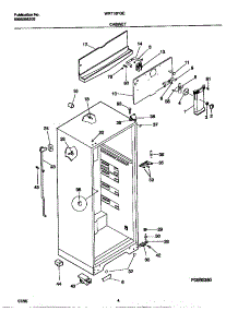 03 - Cabinet parts for Frigidaire Refrigerator WRT18FGEW1 from AppliancePartsPros.com