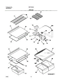 07 - Shelves parts for White Westinghouse Refrigerator WRT18G4AQ4 from AppliancePartsPros.com