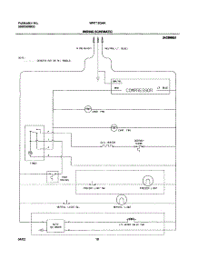10 - Wiring Schematic parts for White Westinghouse Refrigerator WRT18G4AQ4 from AppliancePartsPros.com
