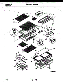 06 - Shelves And Supports parts for Frigidaire Refrigerator WRT18JRBW0 from AppliancePartsPros.com