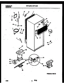 08 - System And Automatic Defrost Parts parts for Frigidaire Refrigerator WRT18JRBW0 from AppliancePartsPros.com