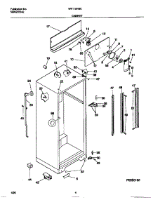03 - Cabinet parts for Frigidaire Refrigerator WRT18RNCW0 from AppliancePartsPros.com