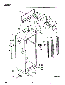 03 - Cabinet parts for Frigidaire Refrigerator WRT18QRCW0 from AppliancePartsPros.com
