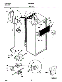 05 - System parts for Frigidaire Refrigerator WRT18NRHD1 from AppliancePartsPros.com