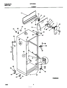 03 - Cabinet parts for Frigidaire Refrigerator WRT21FGAW3 from AppliancePartsPros.com