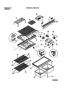 04 - Shelves, Controls, Divider, Mullion parts for Frigidaire Refrigerator WRT21BGAZ2 from AppliancePartsPros.com
