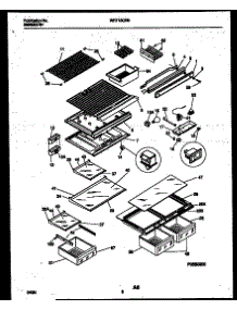 04 - Shelves And Supports parts for Frigidaire Refrigerator WRT18QRBD0 from AppliancePartsPros.com