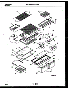 06 - Shelves And Supports parts for Frigidaire Refrigerator WRT19NRBW1 from AppliancePartsPros.com