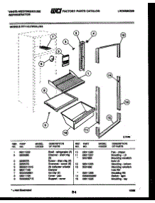 05 - Shelves And Supports parts for Frigidaire Refrigerator RT114LCW4 from AppliancePartsPros.com