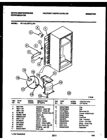 06 - System And Automatic Defrost Parts parts for Frigidaire Refrigerator RT114LCW7 from AppliancePartsPros.com