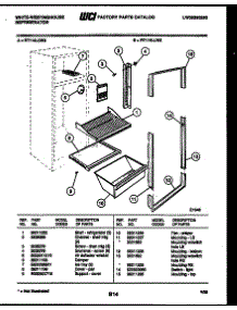 05 - Shelves And Supports parts for Frigidaire Refrigerator RT114LLW3 from AppliancePartsPros.com