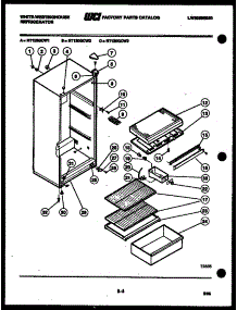 03 - Cabinet Parts parts for Frigidaire Refrigerator RT120GCV1 from AppliancePartsPros.com