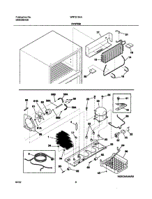 09 - System parts for White Westinghouse Refrigerator WRT21S4AQ0 from AppliancePartsPros.com