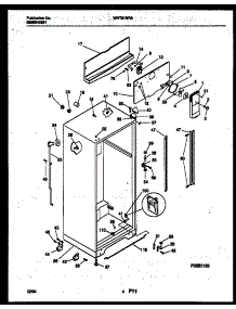 03 - Cabinet Parts parts for Frigidaire Refrigerator WRT21NRAW0 from AppliancePartsPros.com
