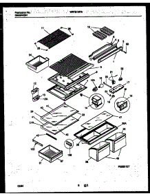 05 - Shelves And Supports parts for Frigidaire Refrigerator WRT21NRAW0 from AppliancePartsPros.com