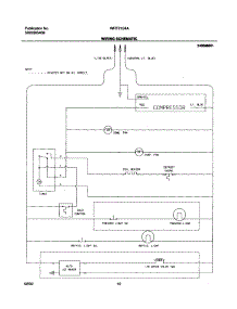 10 - Wiring Schematic parts for White Westinghouse Refrigerator WRT21S4AQ0 from AppliancePartsPros.com