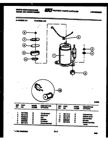 06 - Compressor Parts parts for Frigidaire Air Conditioner AC083L1A2 from AppliancePartsPros.com