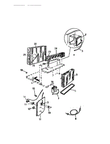 04 - Controls parts for Frigidaire Air Conditioner AH095J2T1 from AppliancePartsPros.com