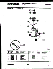 05 - Compressor Parts parts for Frigidaire Air Conditioner AC083L1A1 from AppliancePartsPros.com