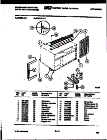 07 - Cabinet And Installation Parts parts for Frigidaire Air Conditioner AC083L1A1 from AppliancePartsPros.com