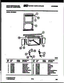 06 - Cabinet And Installation Parts parts for Frigidaire Air Conditioner AS182M2K1 from AppliancePartsPros.com
