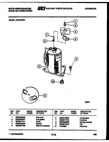 05 - Compressor Parts parts for Frigidaire Air Conditioner AS189N2K1 from AppliancePartsPros.com