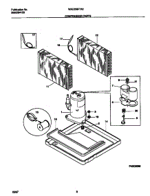 05 - Compressor Parts parts for Frigidaire Air Conditioner WAC056F7A2 from AppliancePartsPros.com