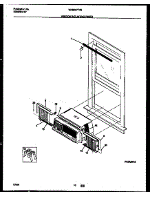 06 - Window Mounting Parts parts for Frigidaire Air Conditioner WAB067T7B1 from AppliancePartsPros.com